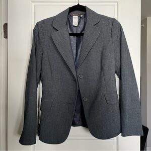 Classic Gray Women’s Blazer Size 2